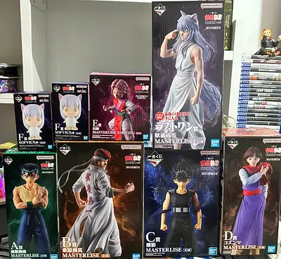 Yu Yu Hakusho Masterlise Figure Collection (Bandai) - Complete Set in Boxes