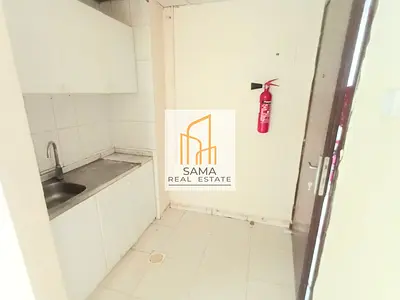 Close kitchen studio available for family Good location main road Muwaileh Sharjah