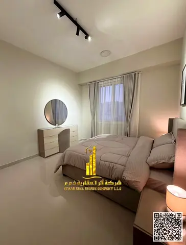 لراغبي الفخامة والتميز شقة فاخرة للايجار الشهري (اول ساكن) غرفة وصالة باطلالة مفتوحة مفروشة بالكامل باثاث راق جدا مع مطبخ مجهز بالكامل بأحدث الاجهزة ✨