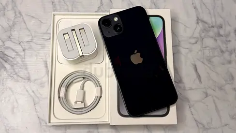 Iphone 14 midnight 128gb black from canada simlock with rsim
