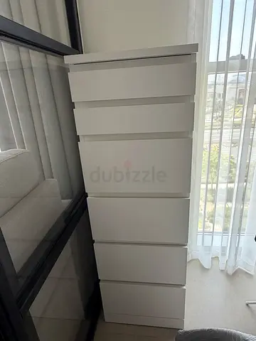 IKEA White Six-Drawer Dresser - Good Condition