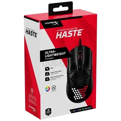 Hyperx Pulsefire Haste Wored Gaming Mouse black
