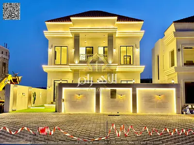 No down payment | Own a luxurious 3200 sq ft villa in Al Helio 2, Ajman | 4 master bedrooms + 2 liv