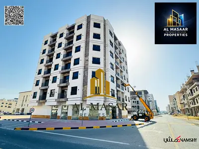 Residential and commercial building G+6 (corner of two streets) in the UAE, Ajman, Al Jurf 16 district, behind the Chinese market
