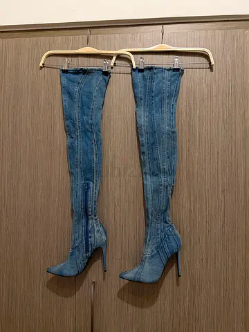 DISEL denim boots - size 37