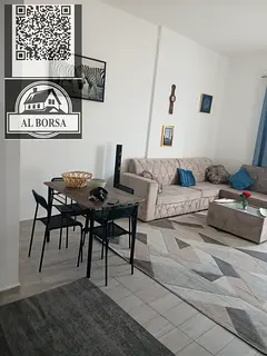 🏢🔥 Furnished 1-bedroom apartment for monthly rent in Al Hamidiya 1, Ajman — Central air cond