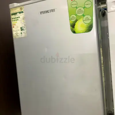 Small Tikraf Mini Refrigerator - Single Door, Good Condition