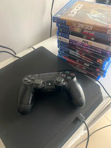 Sony PlayStation 4 Slim with DualShock Controller and 12 Games