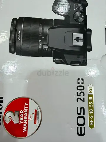 Canon eos 250d used once like new
