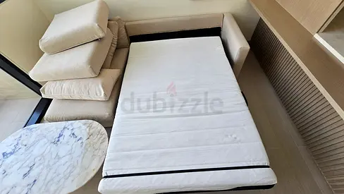 Ikea vimle L shape sofa bed with mattress I