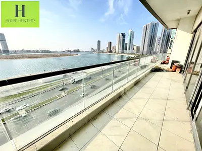 Offer Chiller Free Full Seaview Corniche with Terrace 3BHK All Amenities Specious Size