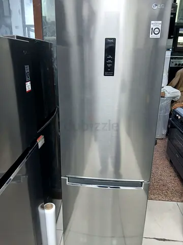 LG Stainless Steel Bottom-Freezer Refrigerator - Good Condition