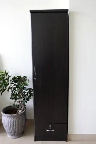 Dark Brown Wooden Wardrobe for Sale