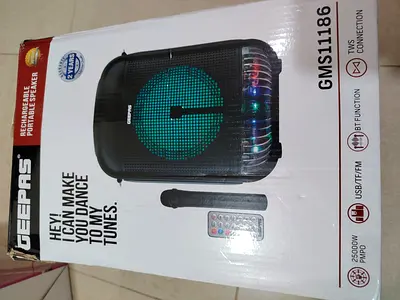 Portable Rechargeable Bluetooth Speaker with Mic and Remote (GMS11186)
