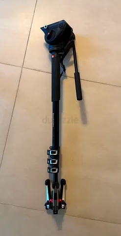 Manfrotto Fluid Video Head with Compact Tripod/Monopod Base
