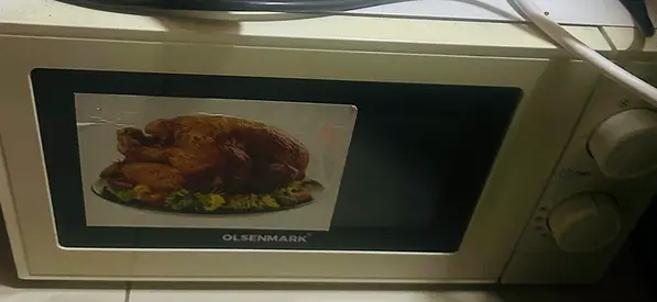 Microwave with mini oven