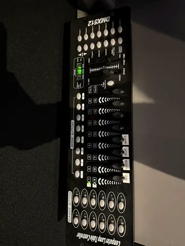 6x RGB floor lights and DMX512 Lighting Controller Console - 12 Channel