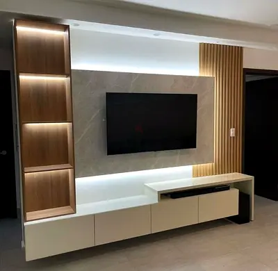 Modern Minimalist Entertainment Unit