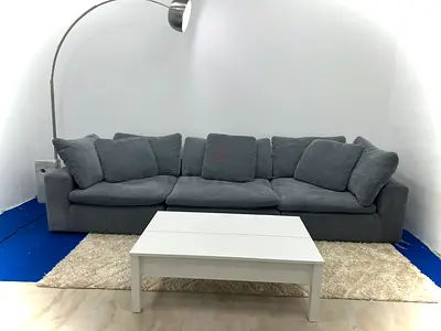 Selling pan emirates dark grey color sofa
