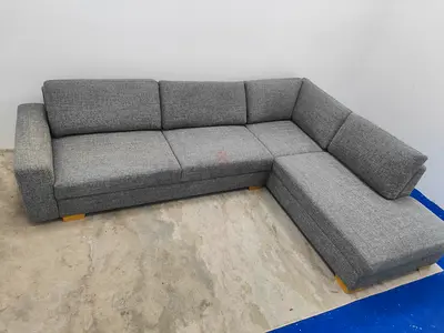 Dark grey lshape sofa for sale