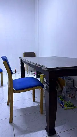 Solid Wood Dining Table with 3 Chairs
