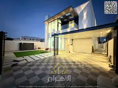 5000 sq ft Land + 4700 sq ft Built-up Area | Own a luxury villa in Al Muwaihat 2, Ajman | 5 master b
