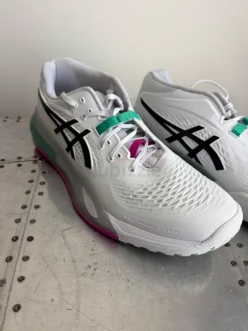 Asics Gel-Resolution X Men Padel/Tenis Shoes  White-Auro Green