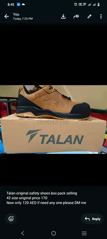 Talan original safety shoes size 42 — brand new box pack