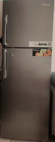 Silver Top-Freezer Refrigerator - Good Condition, 2-Door 400 ltr with bill