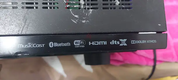 Yamaha 7.2 AV Receiver with Bluetooth, Wi‑Fi, Dolby Atmos (used)