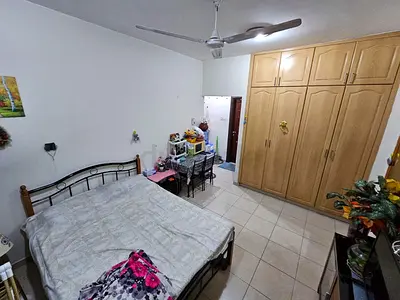 Master bedroom with attached bathroom for family