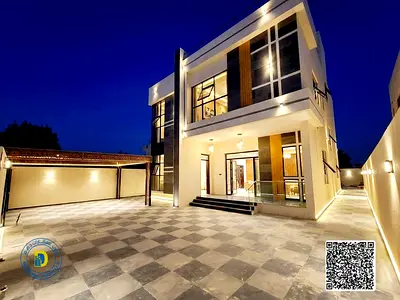 For those seeking luxury, 6BR villa with an external annex and roof , AC, spacious areas in Al Rawda 1, Ajman. Bank financing. Freehold.