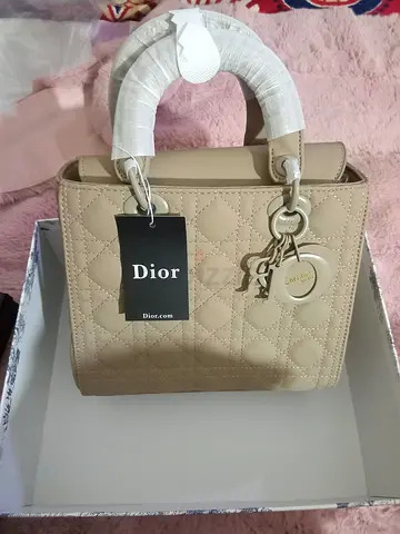 Beige Dior Lady Dior Small Top-Handle Bag - New with Tags