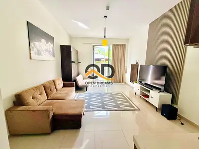Luxury Furnished Studio with Private Garden | Big Layout in Zohour Al Zahia Uptown | Hot Offer Only
