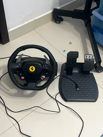 Thrustmaster T80 sim racing steering wheels and pedals