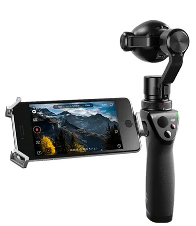 Osmo plus 4k camera with stabiliser
