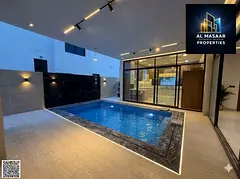 Luxury villa with private indoor pool, all-inclusive price including fees, electricity, water and ai