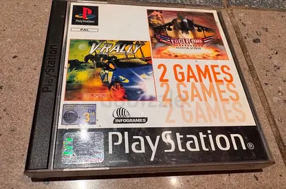V Rally 97  Eagle One Harrier Double Pack PS1 PlayStation 1