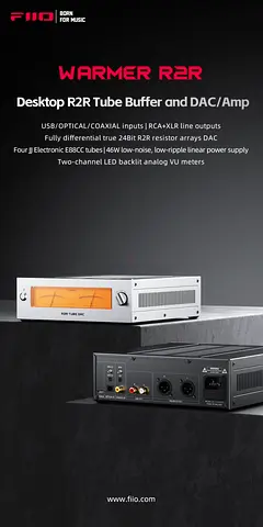 Fiio WarmR R2R Desktop Tube Buffer and DAC/Amp - Like New