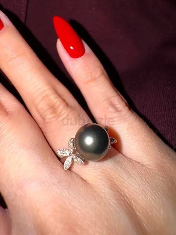 18 KT GOLD RING - Tahiti Pearl