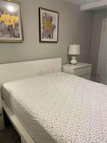 IKEA Malm Queen size bed frame with mattress - Good Condition