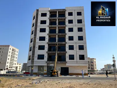 A six-story residential and commercial building (ground + 6 floors) (on the corner of two streets) in Ajman, Al Jurf 16 area, United Arab Emirates, be