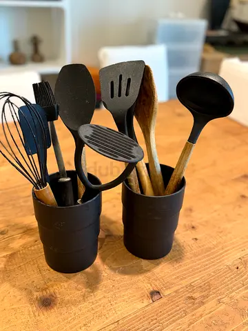 Crate  Barrel - kitchen utensils  holders