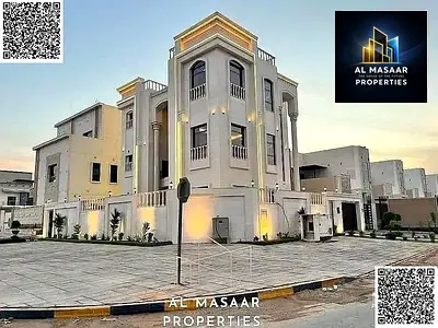 للبيع فيلا كلاكسيك فاخرة بسعر شامل رسوم التسجيل و التملك بتصميم حديث سمارت هوم 6 غرف ماستر ورووف و مسبح حديث