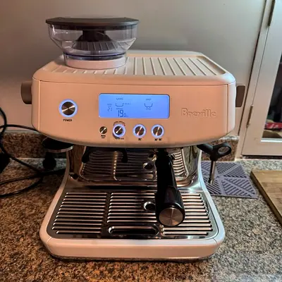 Breville Barista Pro Espresso Machine BES878SST White