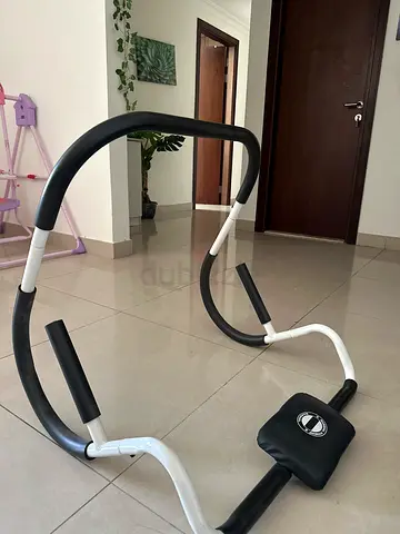 Abdominal Crunch/Ab Roller Station - Compact Home Exercise Equipment