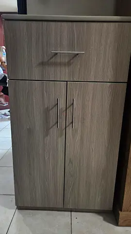 Cupboard With Drawer Wooden Finish