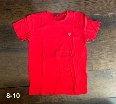 Red short-sleeve kids T‑shirt (size 8-10)