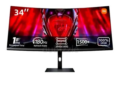 Xiaomi 34 inch Curved Gaming Monitor - G34WQI- 1 Year Warranty