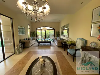 Spacious 4-Bedroom Villa + Maid | Upgraded Kitchen | Park View | Al Naseem, Mudon